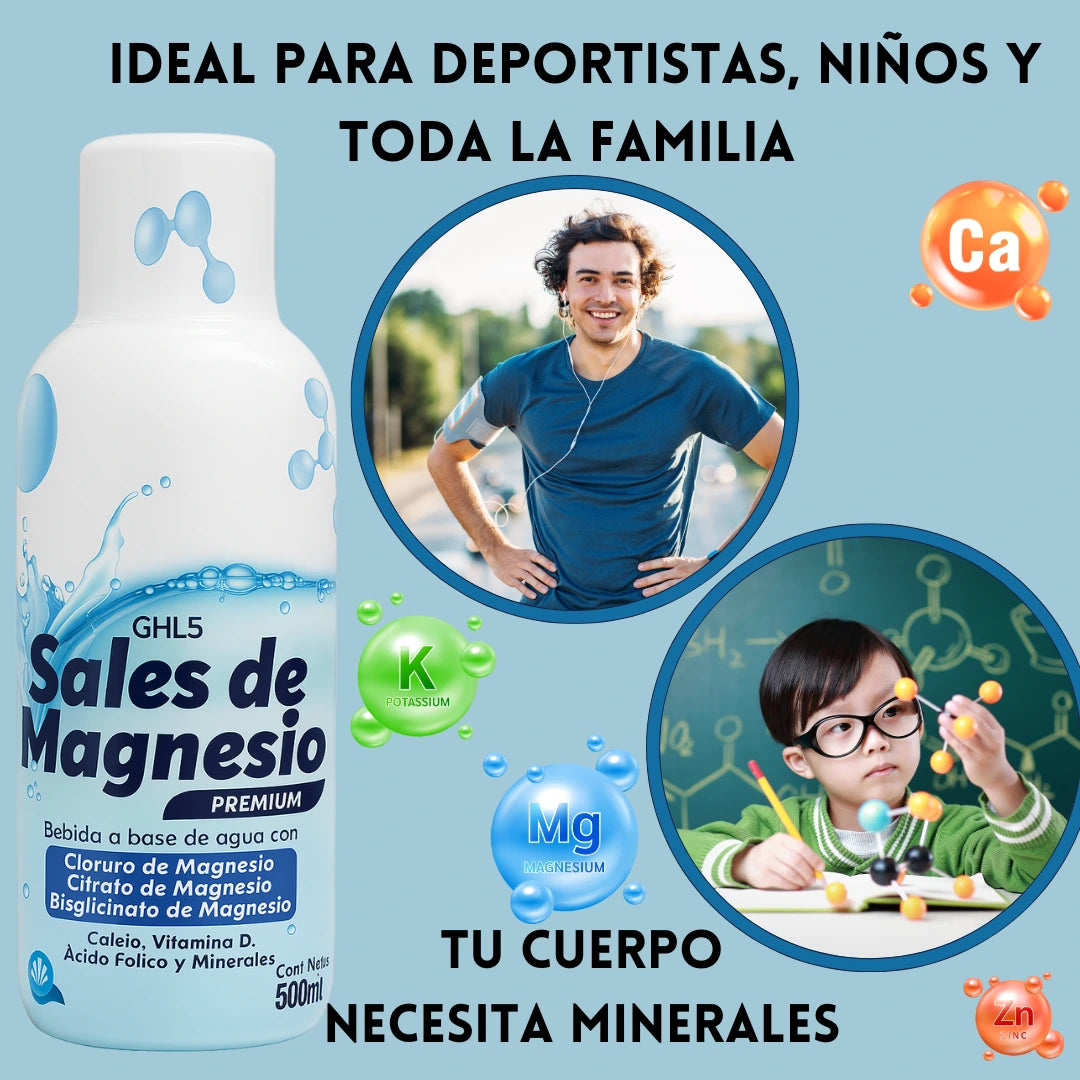 Sales de Magnesio Premium 500 ml