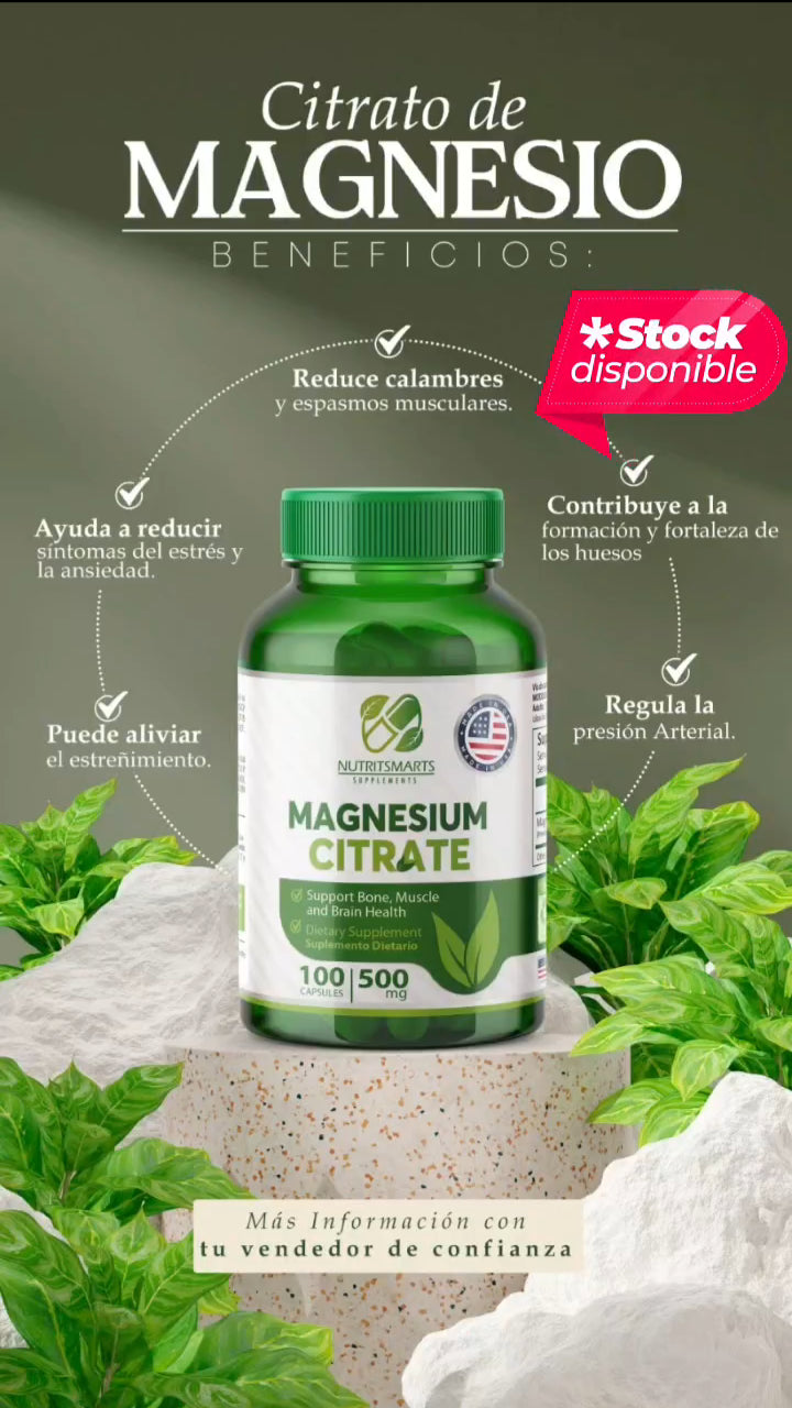 Combo Citrato de magnesio y Potasio