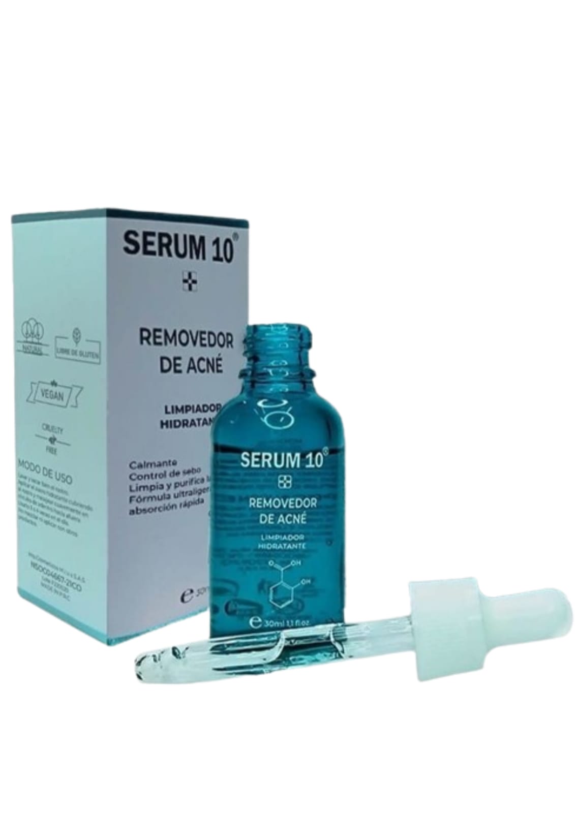 Serum 10 Removedor De Acné Acido Salicílico