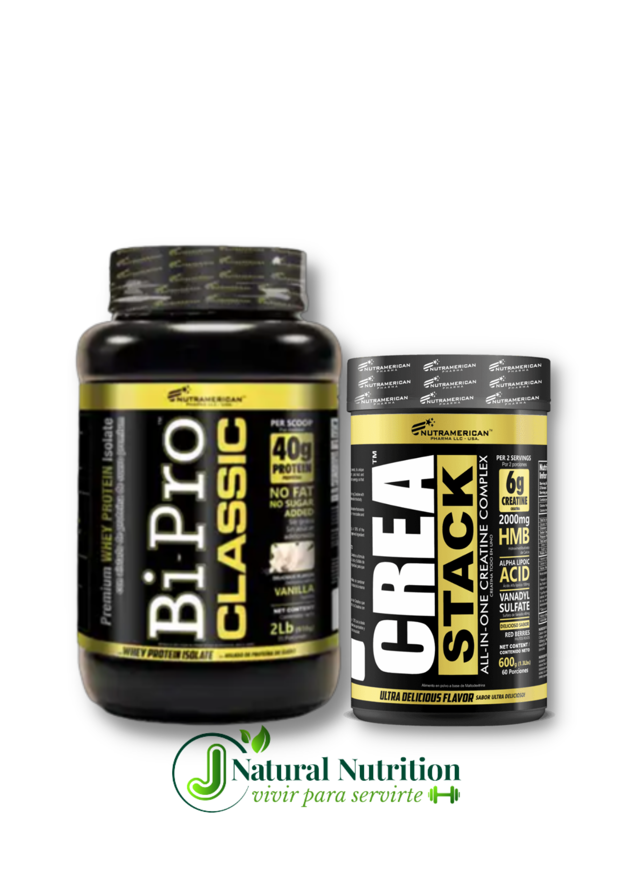 Combo proteína limpia y creastack