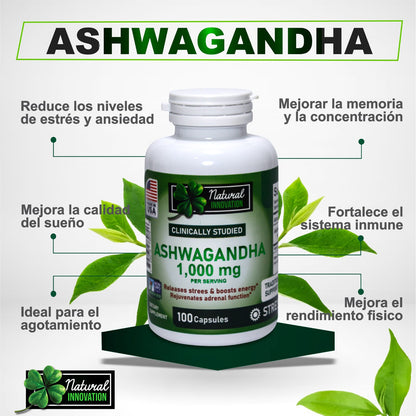 Ashwagandha  100 Cápsulas