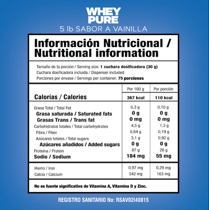 Whey Pure 5 Lb