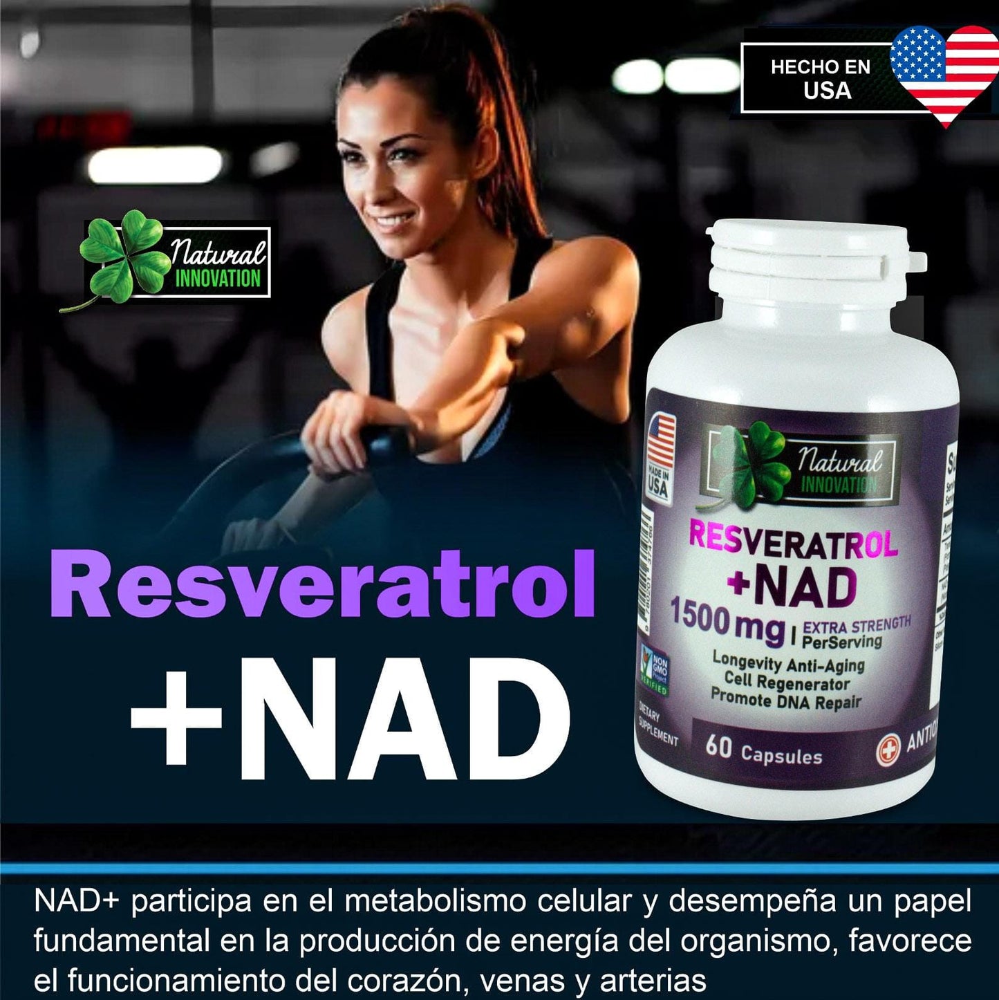 RESVERATROL + NAD caps 60