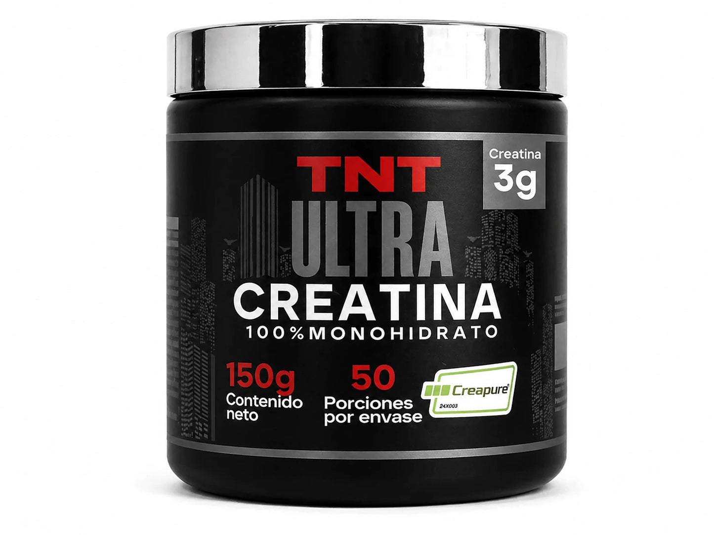 Creatina Monohidratada TNT Creapure 50 servicios