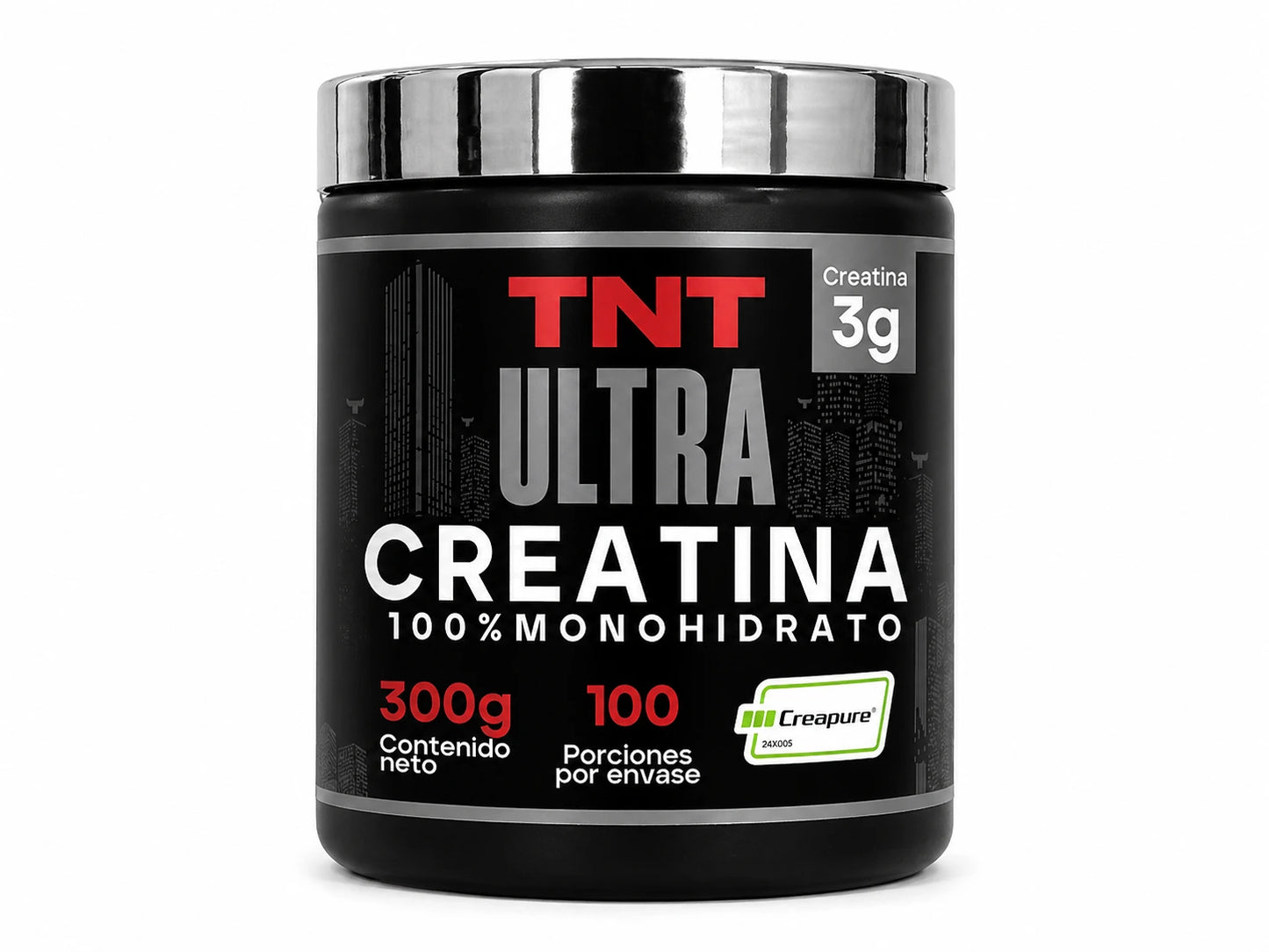 Creatina Monohidratada TNT Creapure 100 servicios