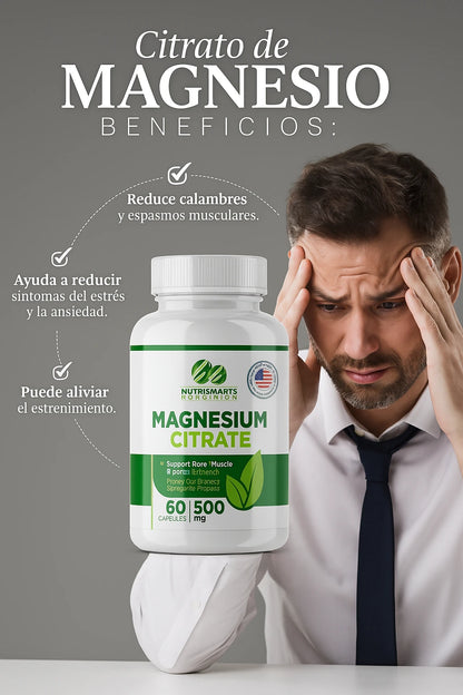 Citrato de magnesio 60 Caps