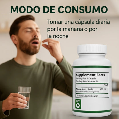 Citrato de magnesio 60 Caps