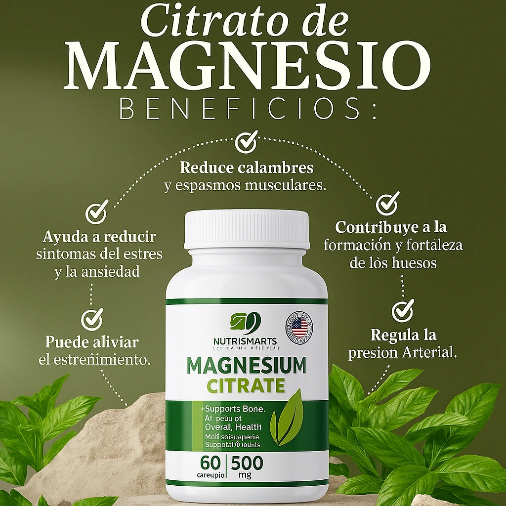 Citrato de magnesio 60 Caps