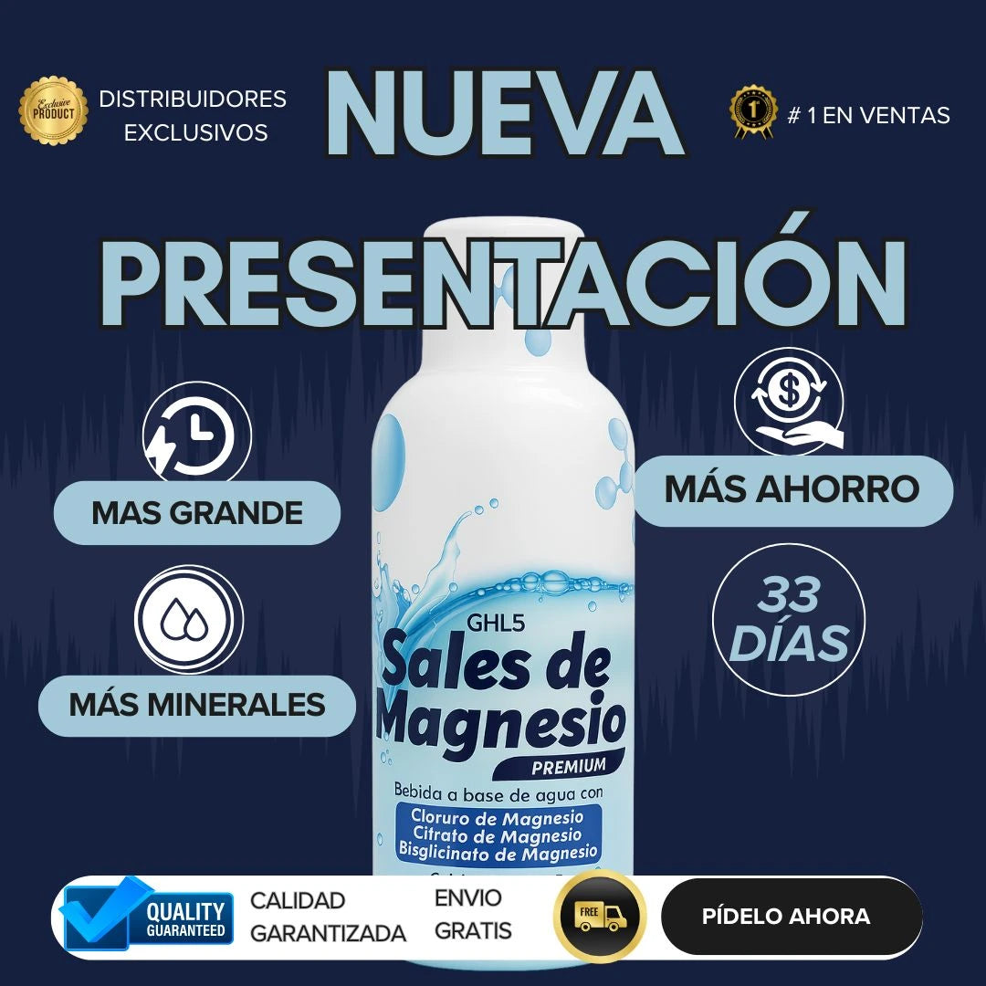 Sales de Magnesio Premium 500 ml