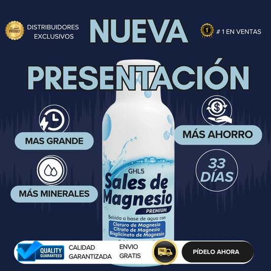 Sales de Magnesio Premium 500 ml