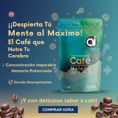 Melena De León Con Cafe