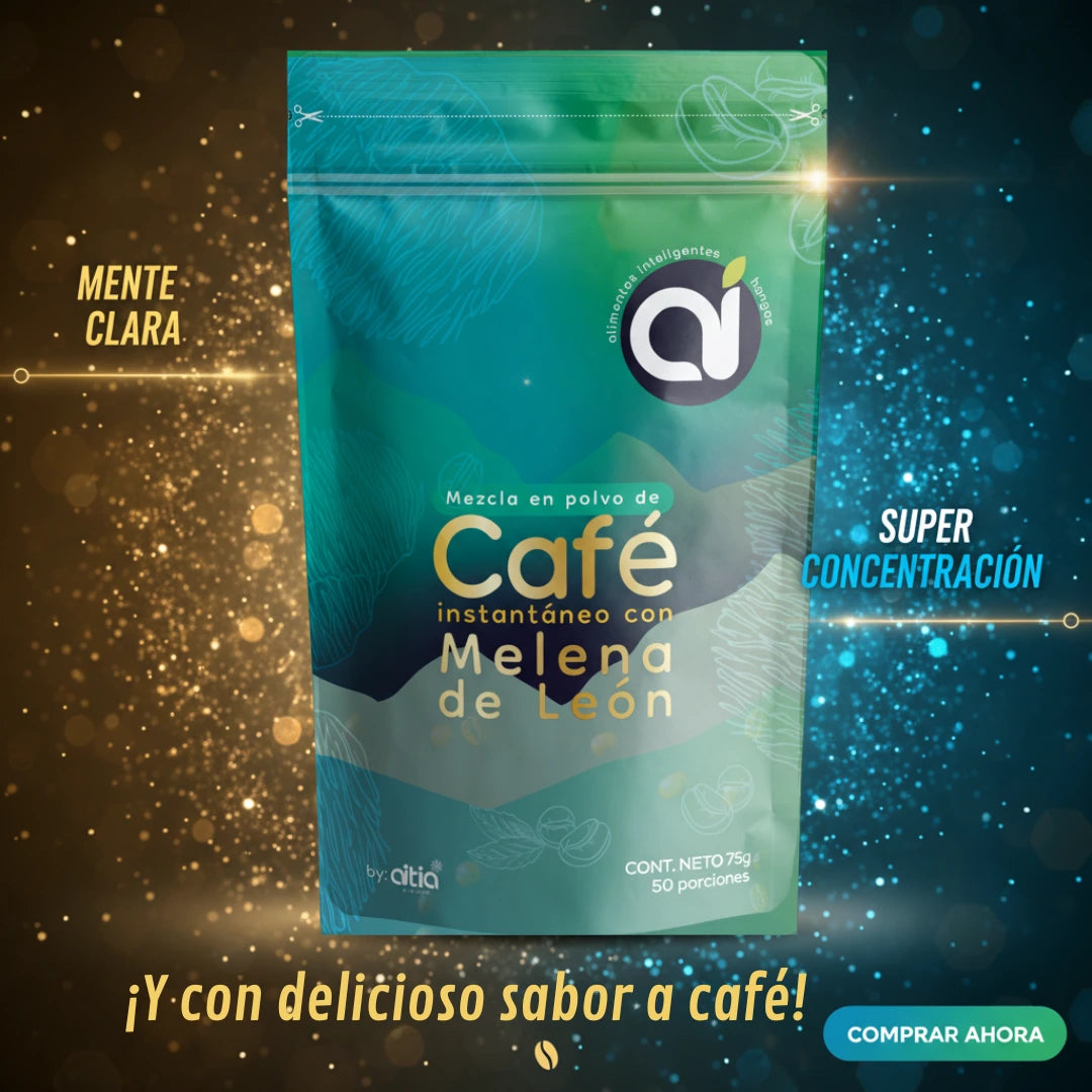 Melena De León Con Cafe