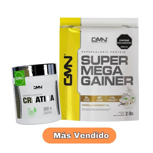 Combo Volumen Proteina 2 Lb y Creatina 100 Serv