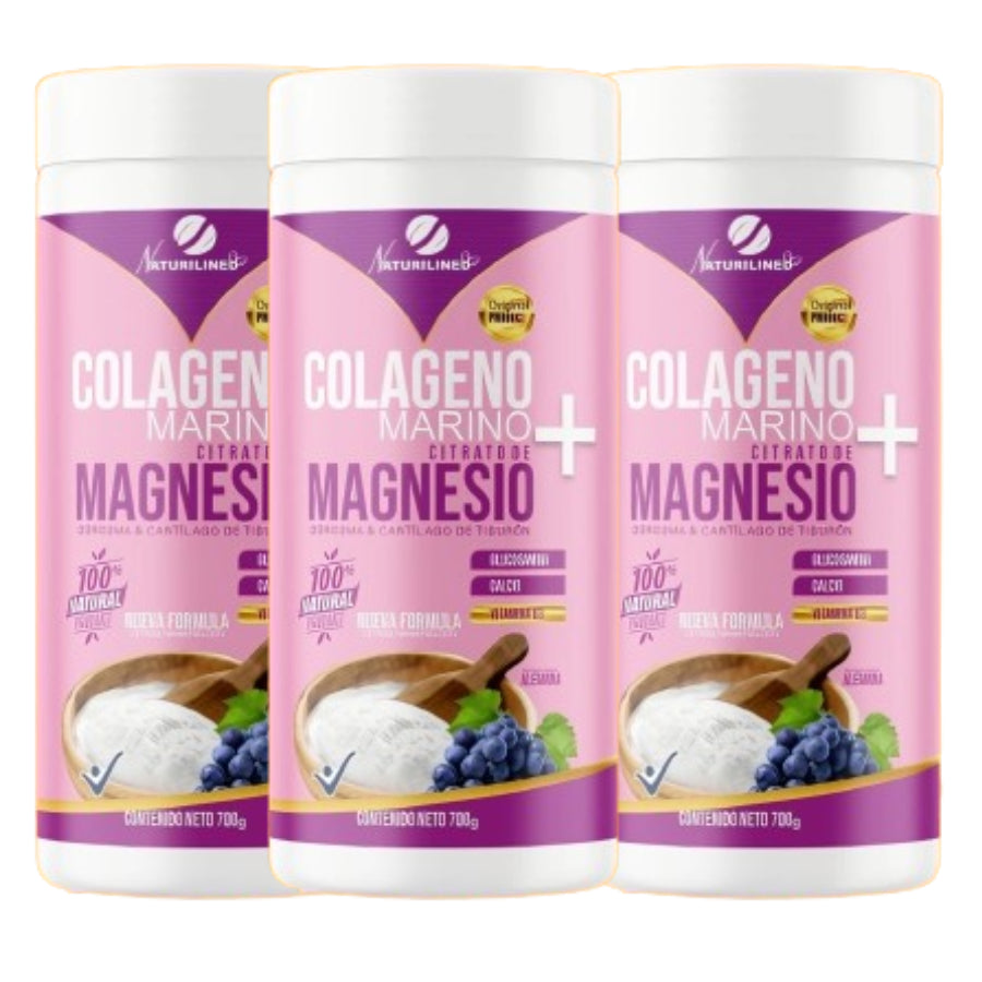 Colágeno Con Citrato de Magnesio Pack 3
