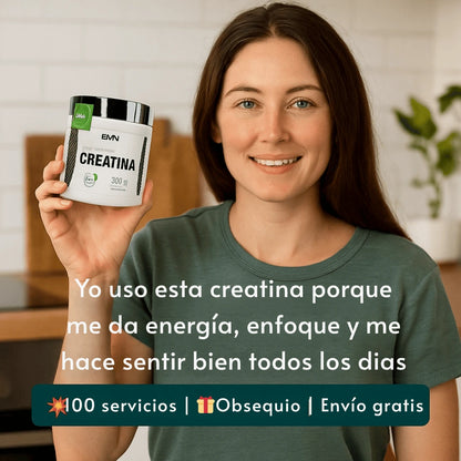 Creatina Monohidratada GMN 100 servicios