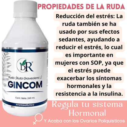Jarabe  Gincom Ruda