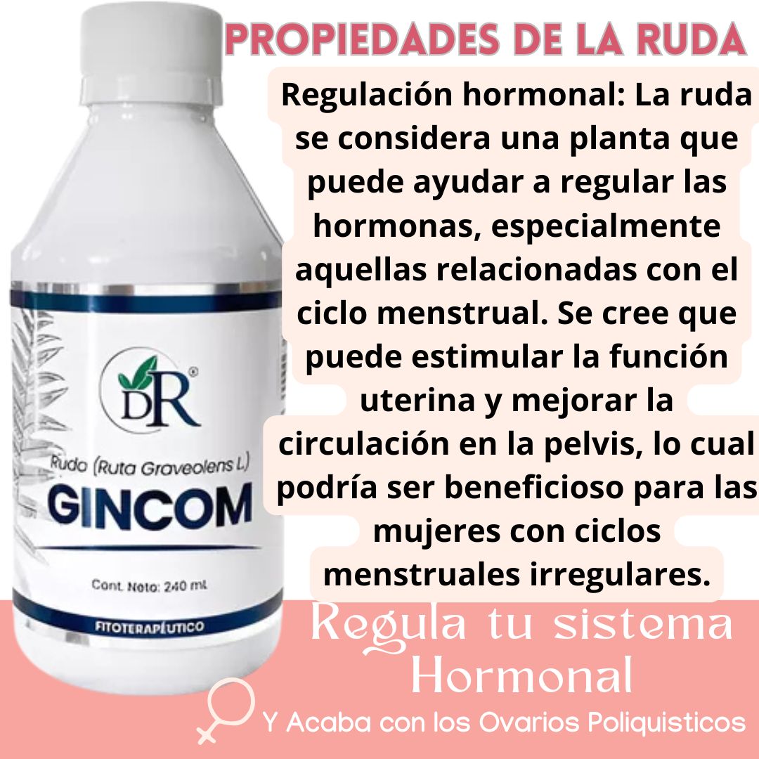 Jarabe  Gincom Ruda