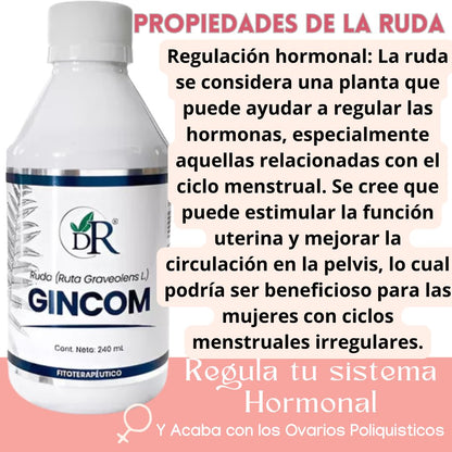 Jarabe  Gincom Ruda