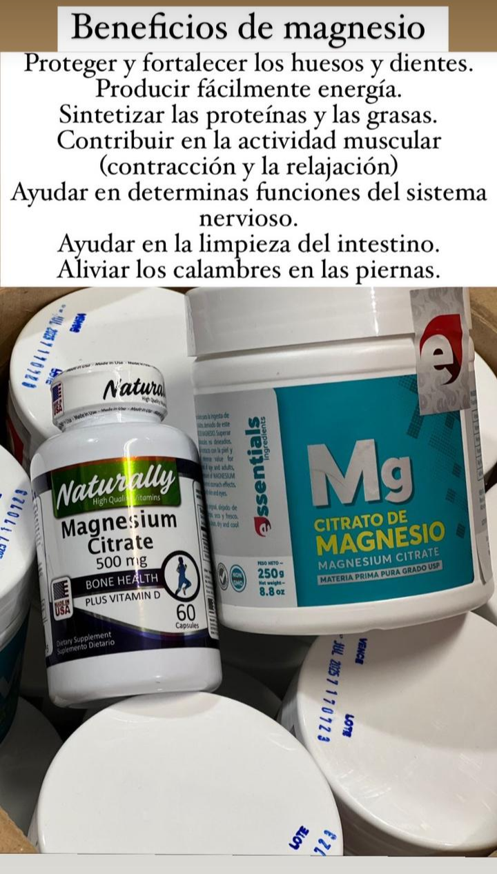Citrato de magnesio Polvo