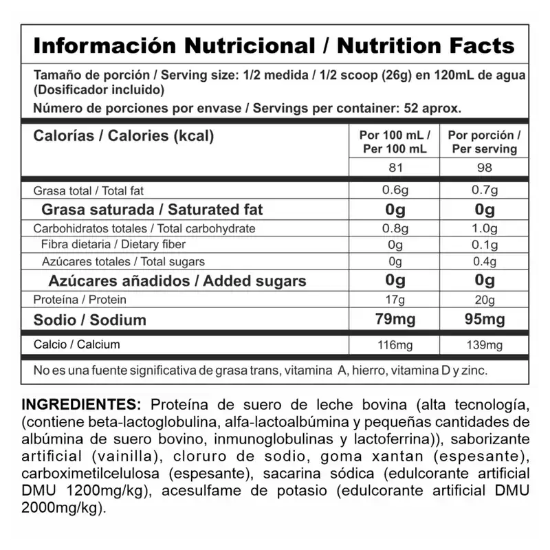 Proteína Limpia Bi Pro 3 Lb Cookies And Cream