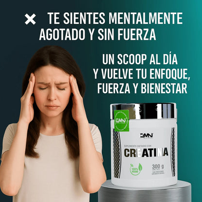 Creatina Monohidratada GMN 100 servicios